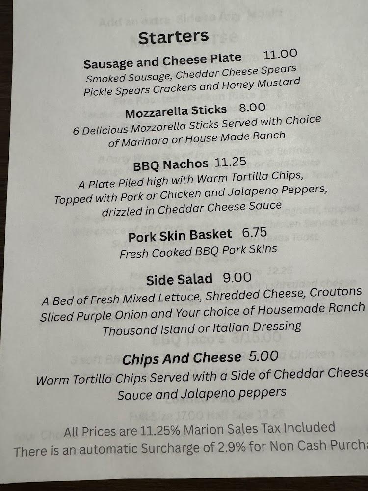 Stumpy's Backyard BBQ Menu image 2